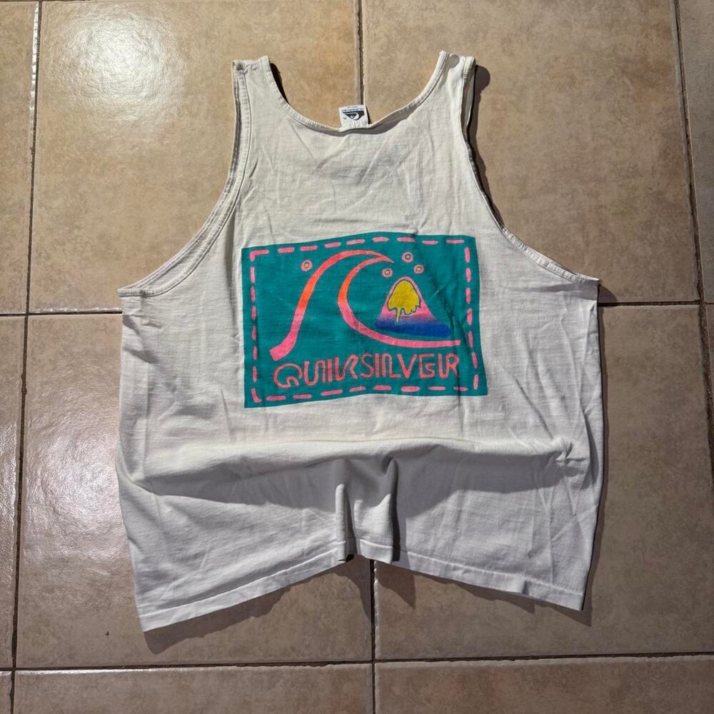 Vintage 90s made in usa Quiksilver Size XL in Mens Tank Top